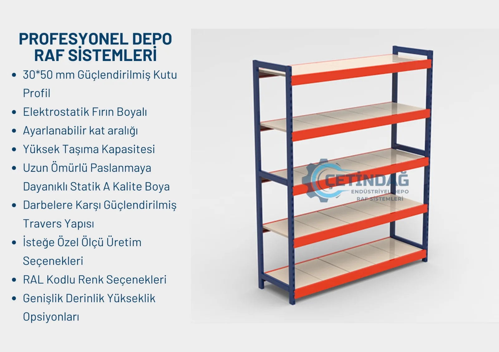 Depo Raf Sistemleri depo ve raf sistemi uygulama görseli